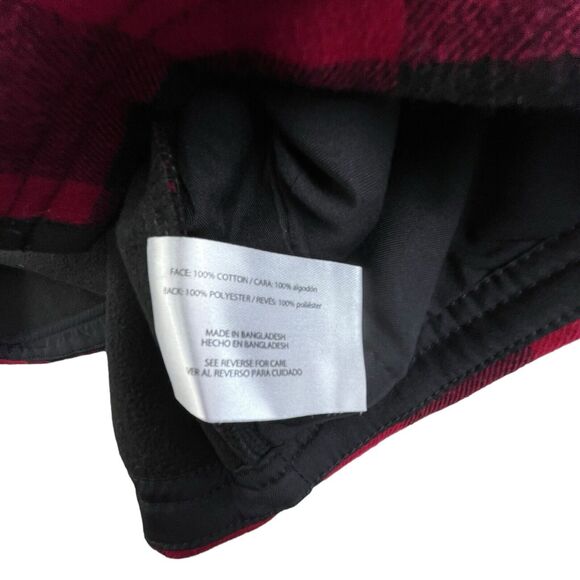 Orvis Pinnacle Shirt Jacket Women XXL Fleece Lined Flannel Shacket Buffalo Plaid - Picture 14 of 16